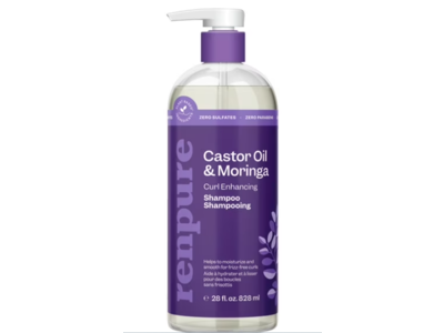 Renpure Curl Enhancing Shampoo, Castor Oil & Moringa, 28 fl oz/828 mL