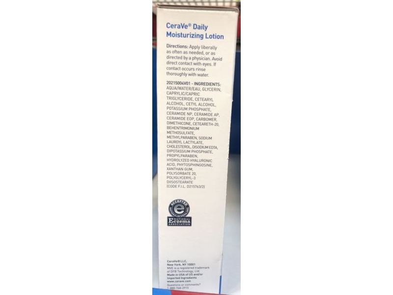 CeraVe Daily Moisturizing Lotion, 24 fl oz / 355 mL, Pack Of 2