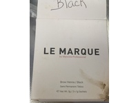 Mancine Professional Le Marque Brow Henna, Black, 3g - thumbnail 2