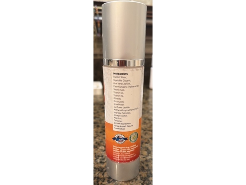 Biolabs Pro The Sunshine Cream, Vitamin D3, 3.6 oz/100 g