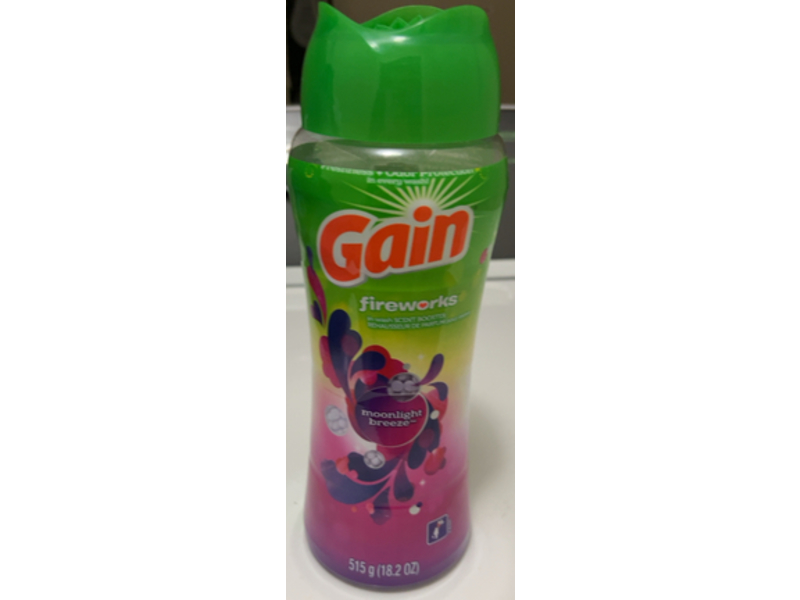 Gain Fireworks In-Wash Scent Booster Beads, Moonlight Breeze, 18.2 oz/515 g