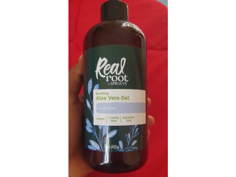 Real Root By Sprouts Soothing AloeVera Gel, Unscented, 16 oz/425 g