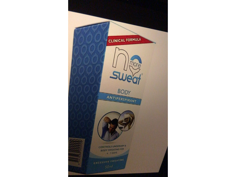 No More Sweat Body Antiperspirant, 50 mL