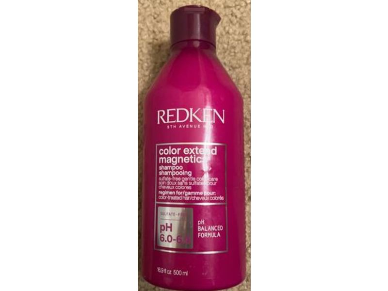 Redken Color Extend Magnetics Shampoo, Sulfate Free, 16.9 fl oz/500 mL