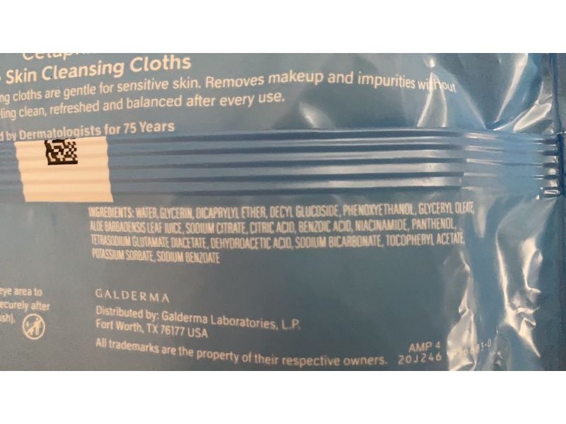 Cetaphil Gentle Skin Cleansing Cloths,25 Count