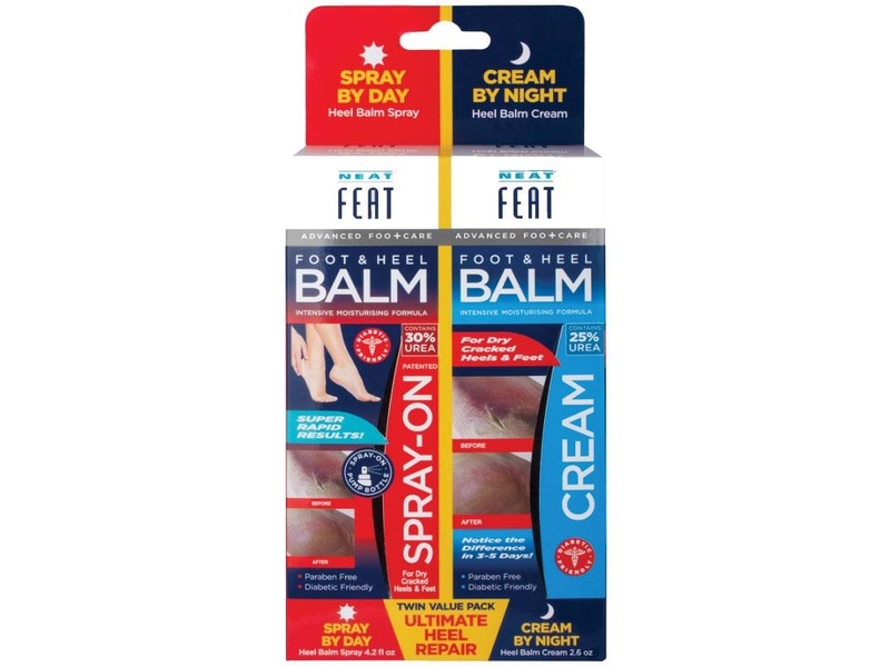 Neat Feat Ultimate Heel Repair Spray On & Cream Twin Pack