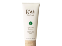 Raw Sugar The Scalp Restore Hair & Scalp Mask, Charcoal + Mint, 6.7 fl oz/198 mL - thumbnail 1