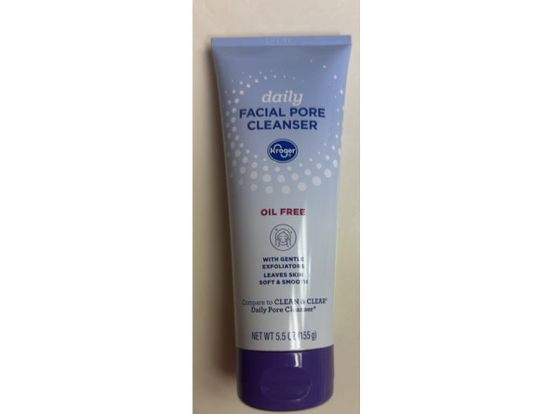 Kroger Oil Free Daily Facial Pore Cleanser, 5.5 oz/155 g