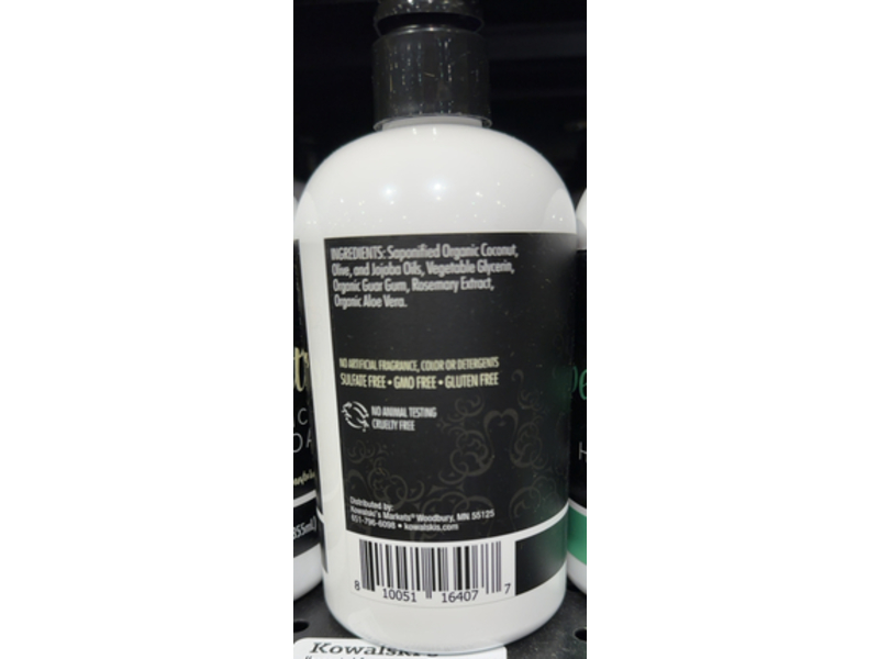 Kowalskis Markets Organic Hand Soap, 12 fl oz/355 mL