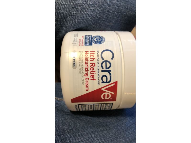 CeraVe Itch Relief Moisturizing Cream, 12 oz