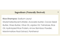 Seek Bamboo Coconut-Free Shampoo Bar, Rice Water - Image 4