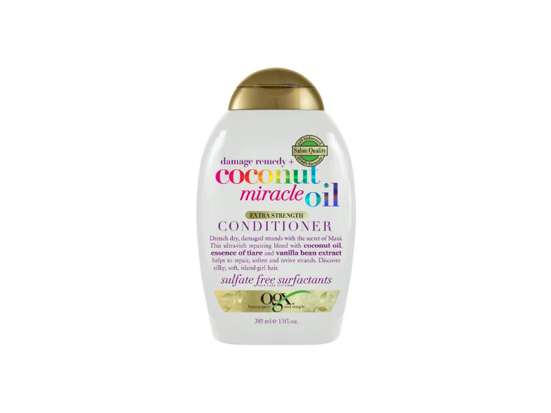 Ogx Damage Remedy+Coconut Miracle Oil Conditioner, 13 fl oz/385 mL