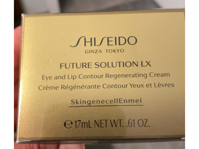 Shiseido Future Solution LX Eye & Lip Contour Regenerating Cream, 0.61 oz/17 mL