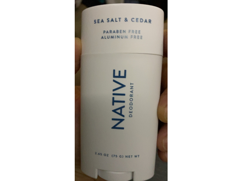 Native Deodorant, Sea Salt & Cedar, 2.65 fl oz/75 g