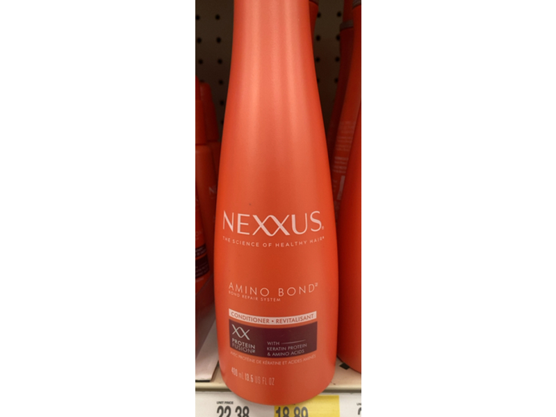 Nexxus Amino Bond Conditioner, Keratin Protein & Amino Acids, 13.6 fl oz/400 mL