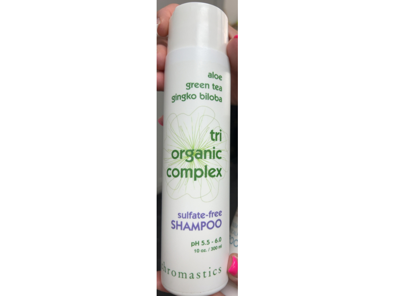 Chromastics Tri Organic Complex Shampoo, Aloe, Green Tea & Gingko Biloba, 10 fl oz/300 mL