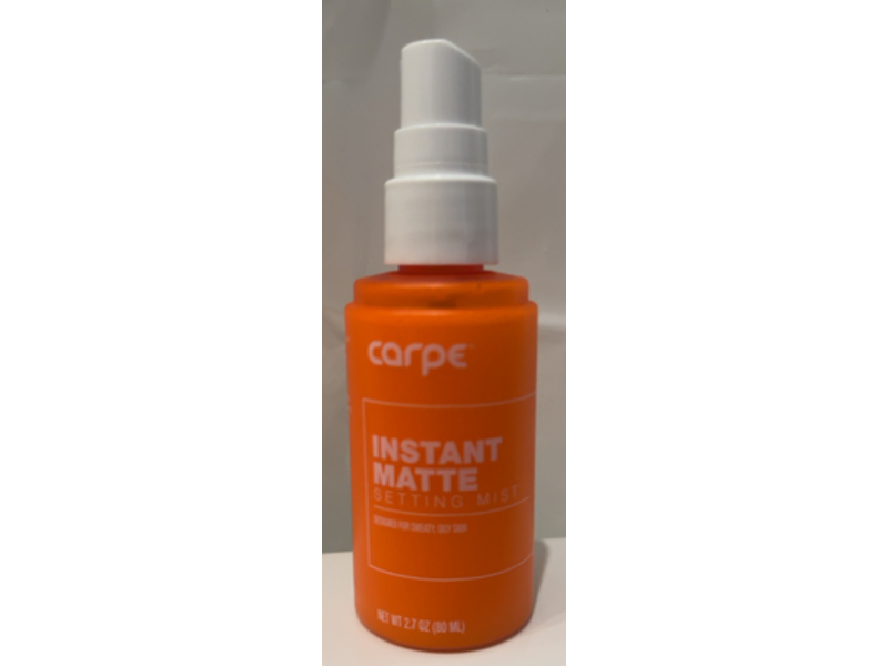 Carpe Instant Matte Setting Spray Mist, 2.7 oz/80 mL