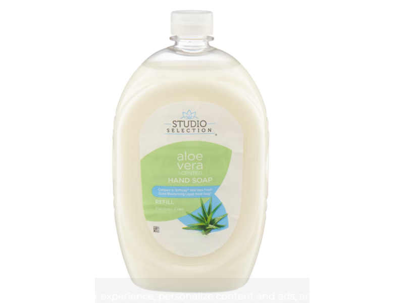 Studio Selection Hand Soap, Aloe Vera Scented, 7.5 fl oz/221 mL