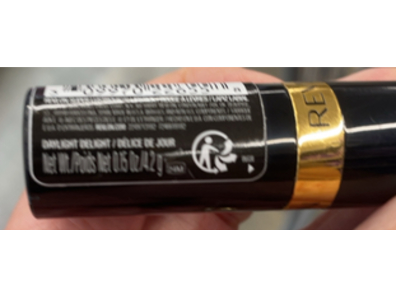 Revlon Super Lustrous Lipstick, Daylight Delight (802), 0.15 oz/4.2 g