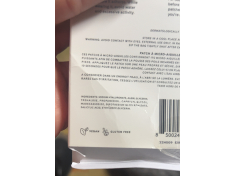 Fur Ingrown Microdart Patch, 12 Count