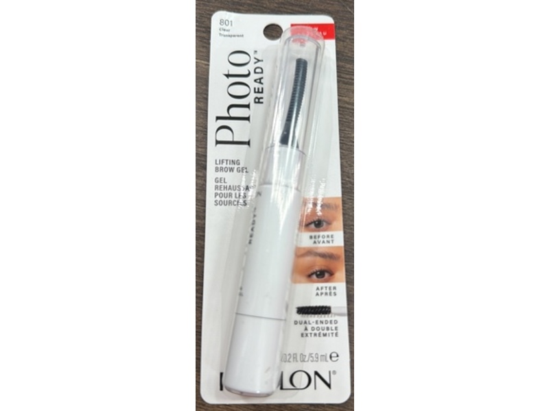 Revlon PhotoReady Lifting Brow Gel, 801 Clear, 0.2 fl oz/5.9 mL