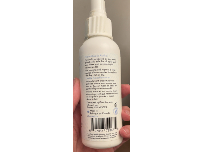 E11ement Hypochlorous Acid Face & Skin Spray, 4 fl oz/120 mL