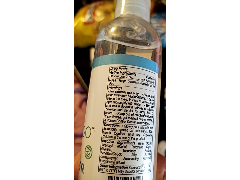 LifeTogo Hand Sanitizer, 8 fl oz/236 mL