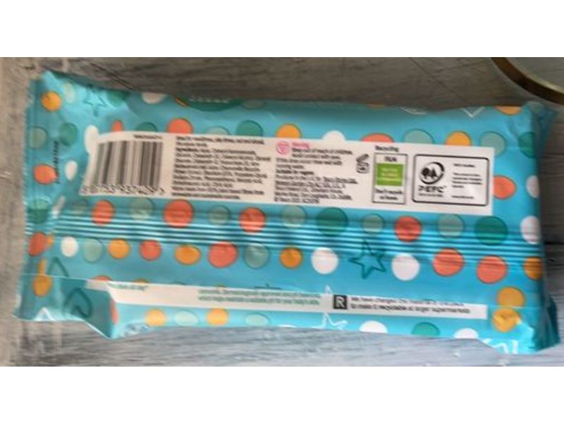 Tesco Fred & Flo Biodegradable Baby Wipes, Fragrance Free, 60 Count