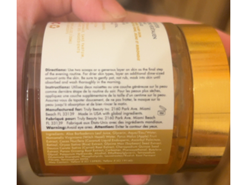 Truly Vegan Collagen Booster Face Mask, 4 fl oz/120 mL