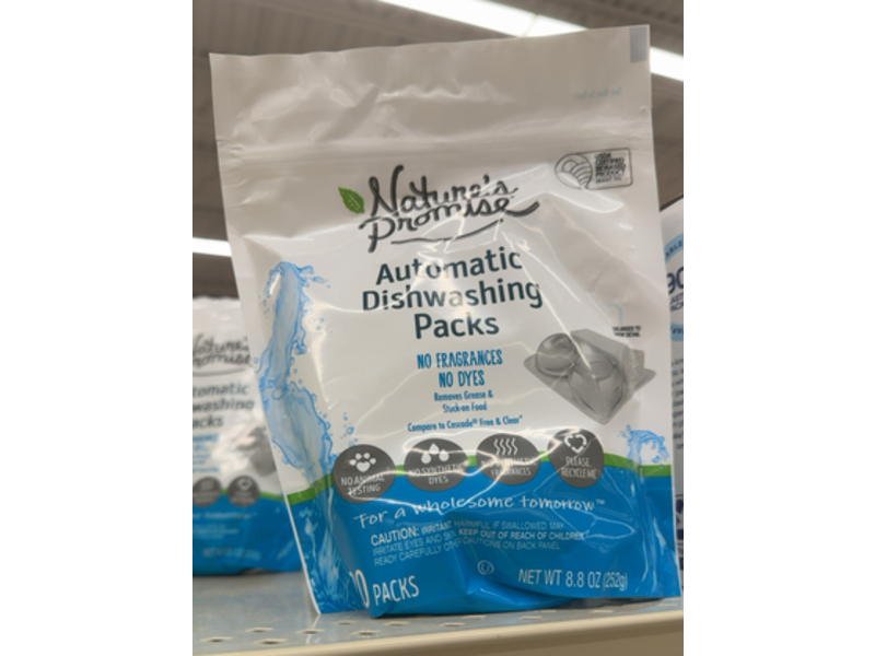 Nature's Promise Automatic Dishwashing Packs, 20 Packs, 8.8 oz/252 g,