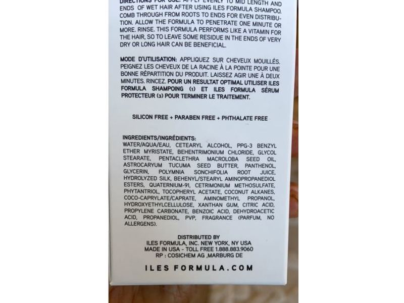 ILES Formula Haute Performance Conditioner, 6.8 fl oz/200 ml
