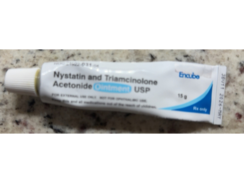 Nystatin and Triamcinolone Acetonide Ointment, 15 g, Encube (Rx)