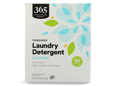 365 By Whole Foods Market Powdered Laundry Detergent, Unscented, 80 Loads, 80 oz/2.27 kg