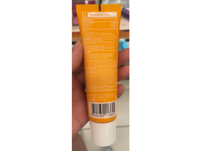 Paula's Choice 5% Vitamin C Sheer Moisturizer, SPF 50, 2 fl oz/60 mL