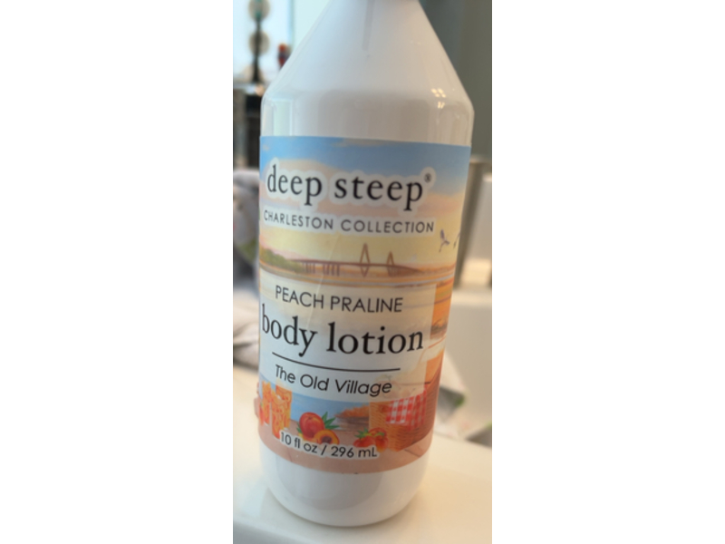 Deep Steep Body Lotion, Peach Praline, 10 fl oz/296 mL