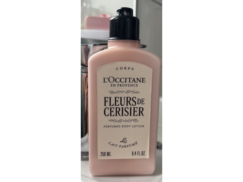 L'Occitane En Provence Perfumed Body Lotion, Cherry Blossom, 8.4 fl oz/250 mL