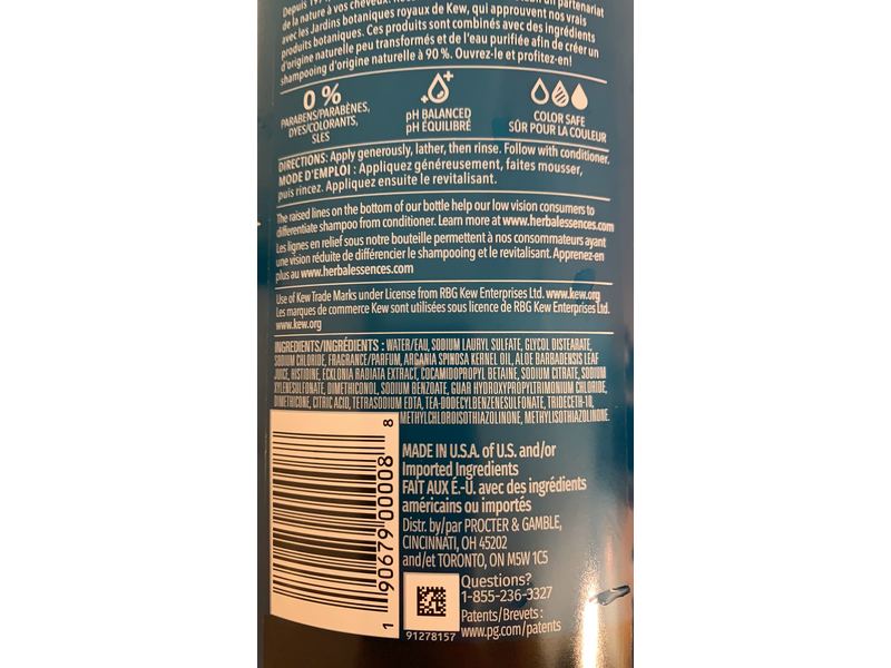 Herbal Essences Repair Shampoo, Argan Oil, 13.5 fl oz/400 mL