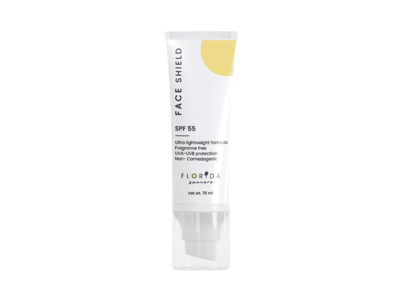 Florida Glow Face Shield Sunscreen, SPF 55, 70 mL