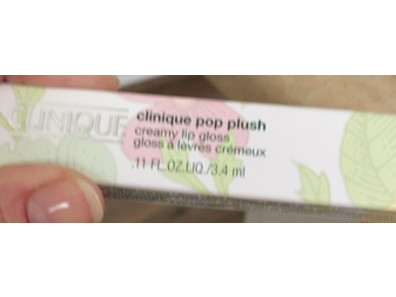 Clinique Pop Plush Creamy Lip Gloss, Strawberry Pop, 11 fl oz, 3.4 mL