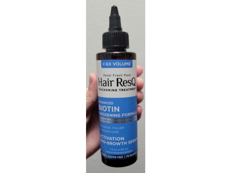 Petal Fresh Hair Resq Advanced Biotin Thickening Formula Activation Pro-Growth Serum, 5 fl oz/ 147 mL