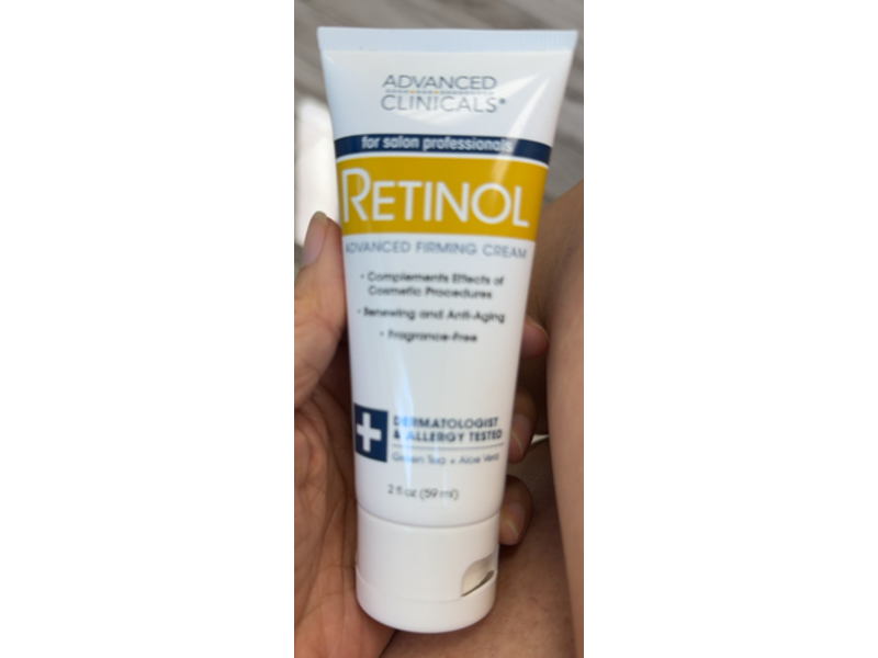 Advanced Clinicals Advanced Firming Cream, Retinol, 2 fl oz/59 mL