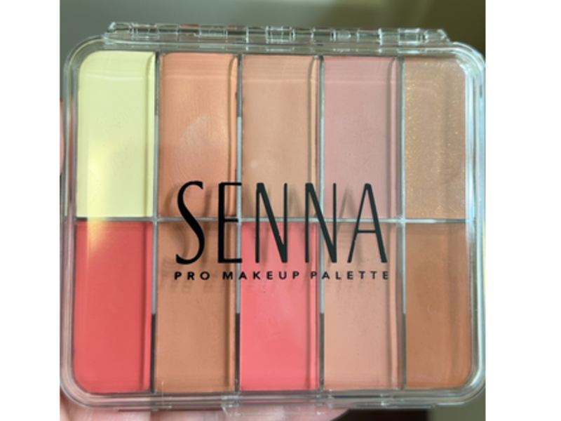 Senna Cosmetics Slipcover Cream To Powder Palette, Cheeky Blush 2, 1.5 oz/42 g