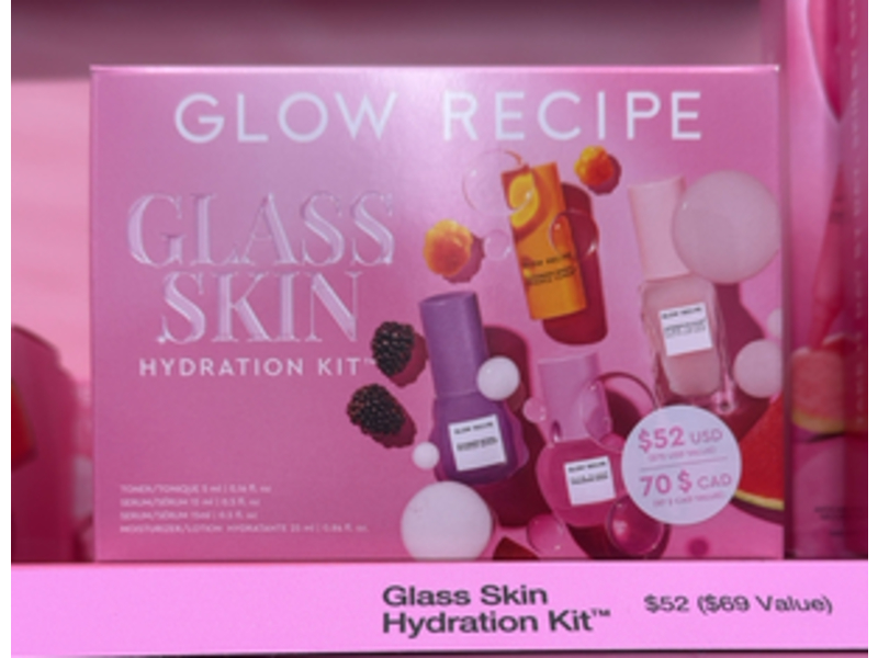 Glow Recipe Glass Skin Hydration Kit, 4 Count