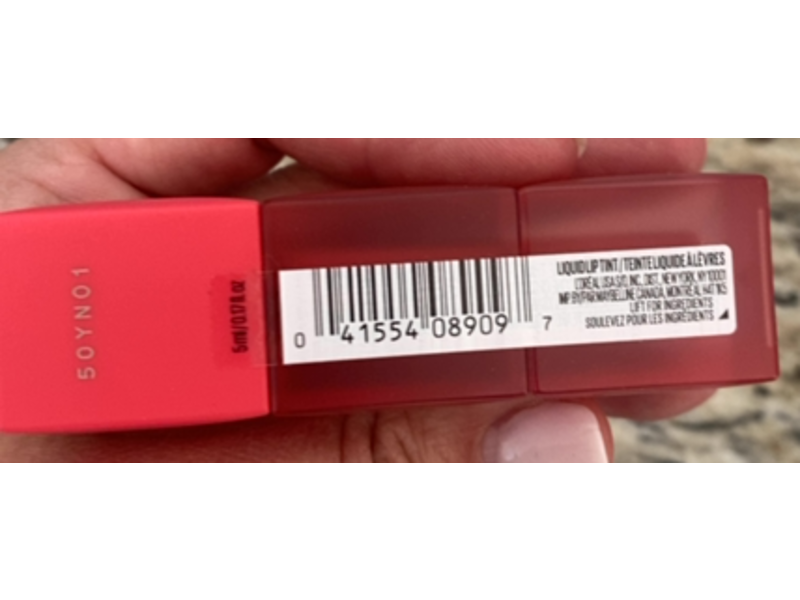 Maybelline Super Stay Teddy Lip Tint, July Forever, 0.17 fl oz/15 mL