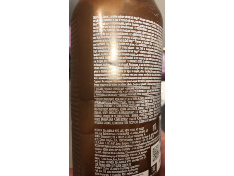 Redken All Soft Mega Conditioner, 16.9 fl oz/500 mL