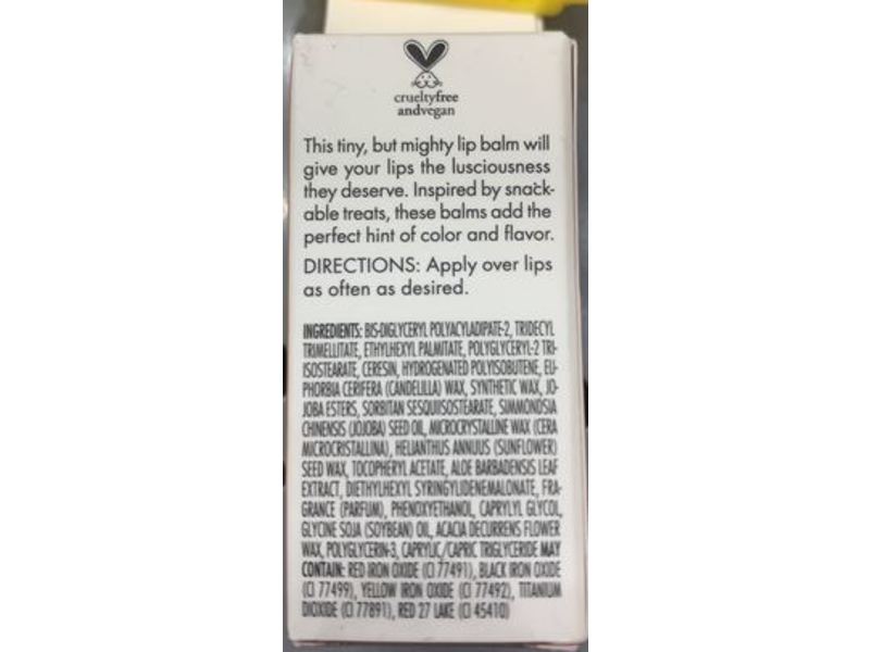 e.l.f. Bite Size Lip Balm, Coconut, 0.13 oz/3.9 g