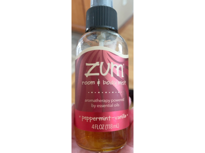 Indigo Wild Zum Room & Body Mist, Peppermint + Vanilla, 4 fl oz/118 mL