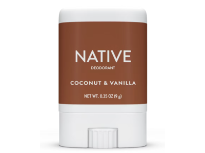 Native Deodorant, Coconut & Vanilla, 0.35 oz/9 g, 2 Pack