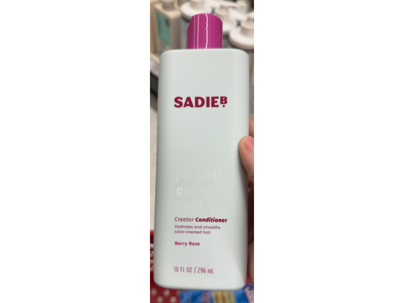 SadieB Creator Hydrates & Smooths Conditioner, Berry Rose, 10 fl oz/296 mL