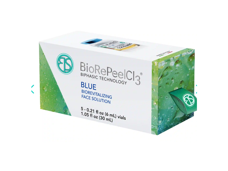 Biorepeel Cl3 Biphasic Technology Biorevitalizing Face Solution, Blue, 1.05 fl oz/30 mL